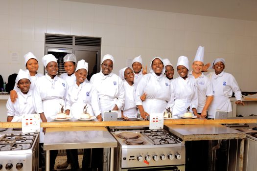 HTTC students during a Pastry practical session.